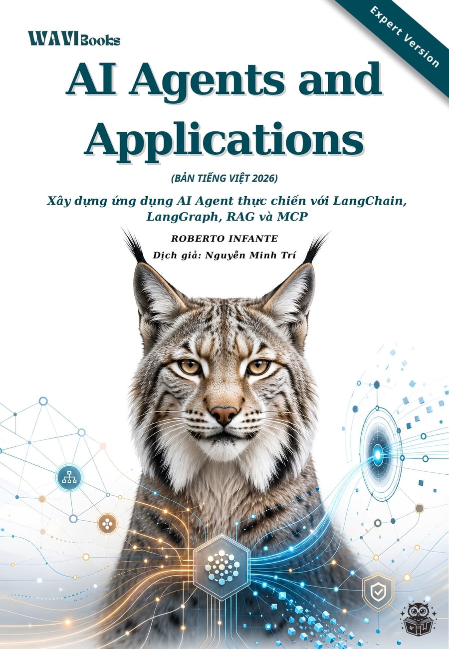 Bìa AI Agents and Applications tiếng Việt 2026