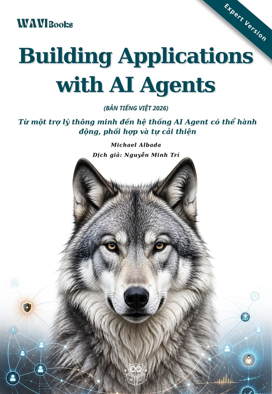 Bìa Building Applications with AI Agents tiếng Việt 2026