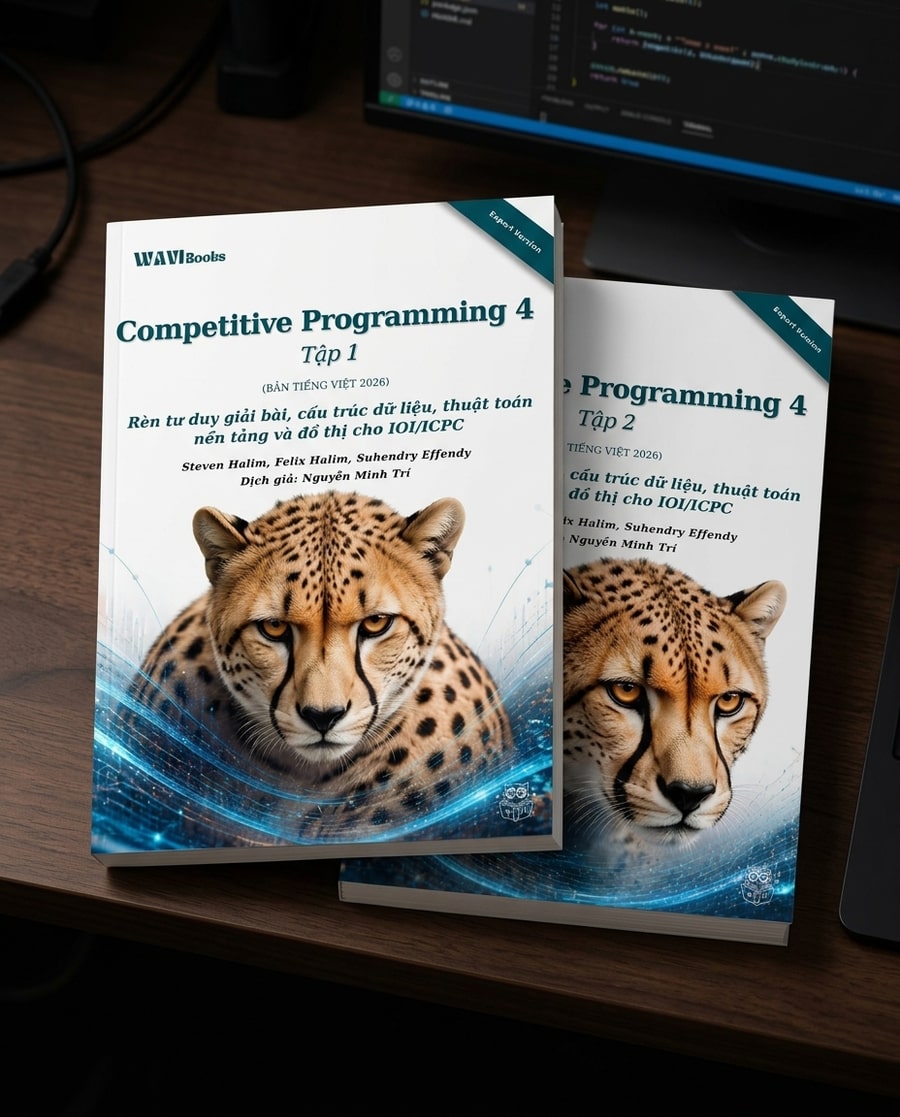 Bộ Competitive Programming 4 hai tập tiếng Việt 2026