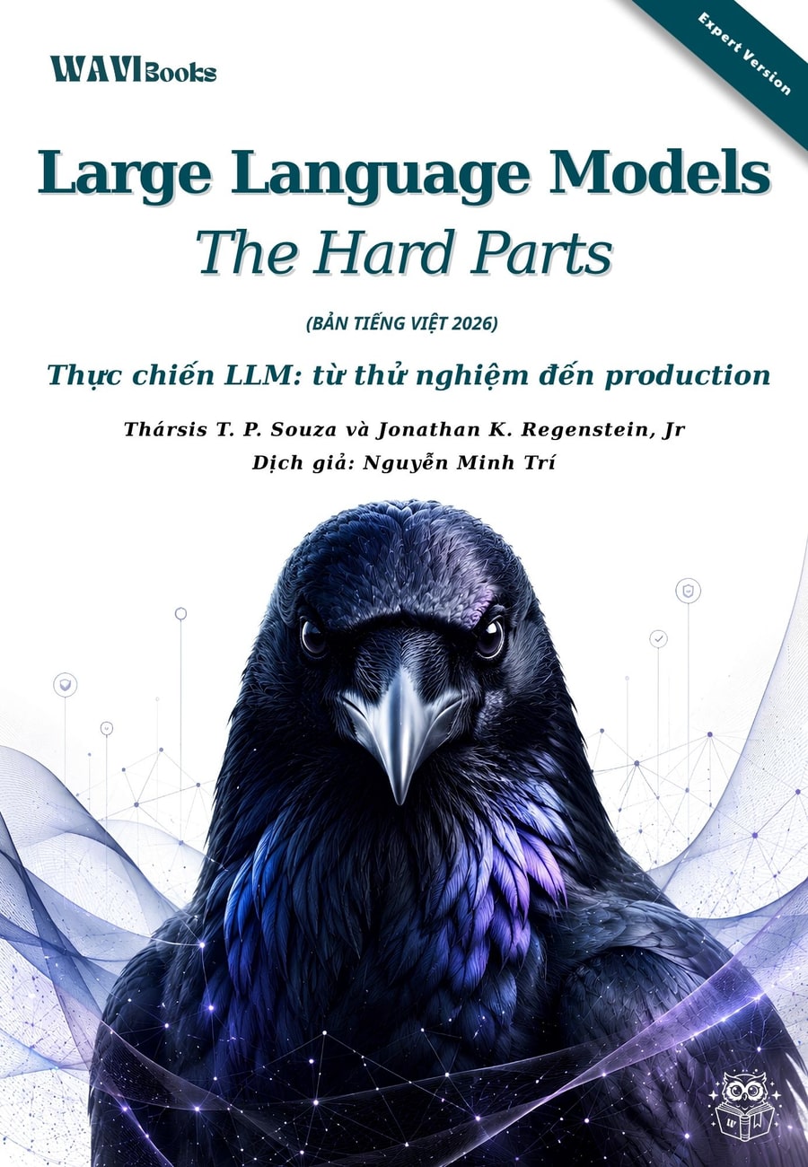 Bìa sách Large Language Models The Hard Parts tiếng Việt 2026